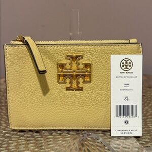 Tory Burch Britten Zip Card Case